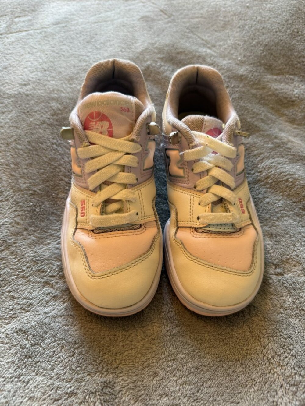 New Balance 550 Kids Sneakers Beige Pink PZB550KL US 13 M